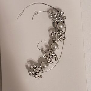 Ear rhinestone fashion ear clip earrings